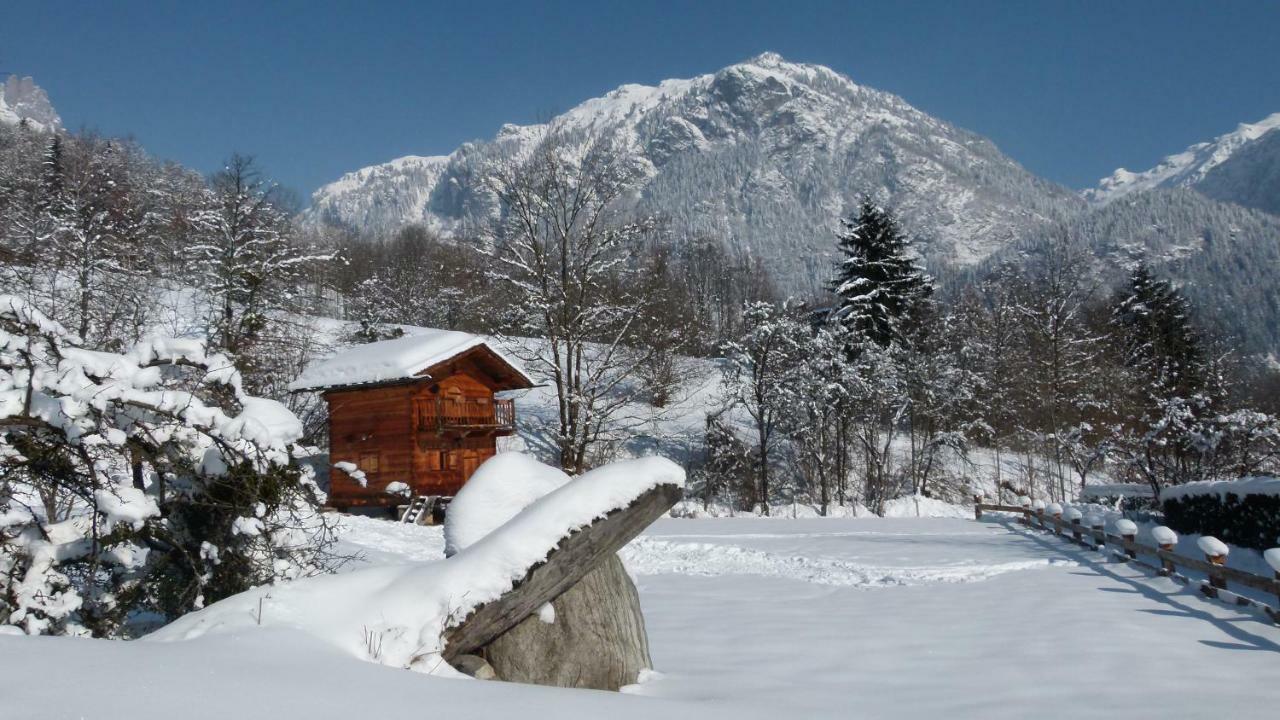 Chamonix Petit Chalet Cocooning Servoz Exterior foto